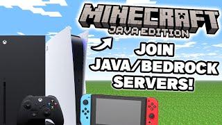 How to Join Java/Bedrock Minecraft Servers on Bedrock Consoles! Xbox, Playstation & Switch! EASY