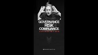 GRC Explained in 1min !  Governance, Risk & Compliance Made Simple