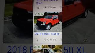 2018 Ford F-150 XL 37k 12,300 great  deal