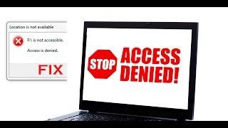 Fix Hard drive Access denied [ Hard disk is not accessible ]