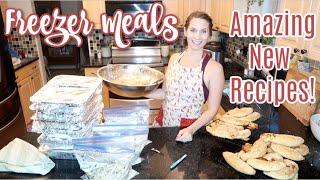 New Freezer Meal Prep! Fill Your Freezer! Freezer Dinner Ideas for You To Make!  Cook With Me!