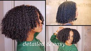 In Shower Wash And Go | Featuring Curl Mix! | Natural Hair