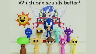 Sprunki : Sonic The Hedgehog Green Hill Zone & Circus Charlie Theme Sounds on Different Instruments