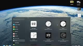 HOW TO PUT CLOCK WIDGET ON MAC DESKTOP