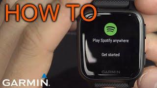 How to Listen Spotify on Garmin Venu