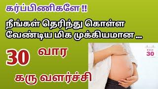 pregnancy symptoms in tamil | 30 weeks pregnancy symptoms in tamil | 30 weeks baby development tamil