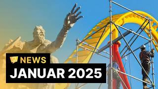 Achterbahn & Freizeitpark News: Januar 2025