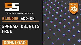 Blender Add-on review: Spread Objects - free