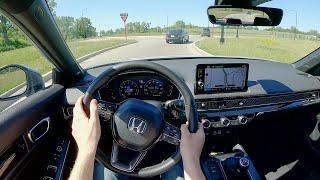 2022 Honda Civic Hatchback Sport Touring 6MT - POV Test Drive (Binaural Audio)