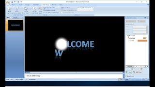 PowerPoint Training |How to Make a Slide-Show Text Animation in PowerPoint