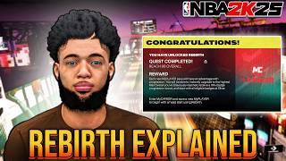 HOW To Use REBIRTH The RIGHT Way In NBA 2K25! How To Get/Use Rebirth In NBA 2K25