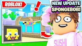  New SPONGEBOB WORLD Update... (Roblox Mining Clicker Simulator)