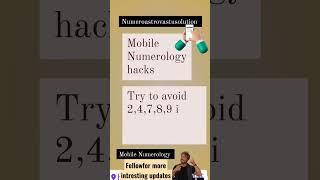 mobile number hacks  #numerology #vastushastra #astrologer #astrology #daily