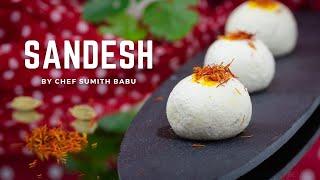 Sandesh recipe with 3 ingredients  #shorts