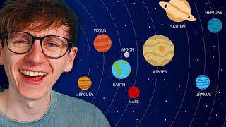 Can I learn the order & size of the Planets?