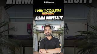 1 Minute Review: All About Nirma University: Campus, IPM Course, Fees, Events & Placements | #shorts