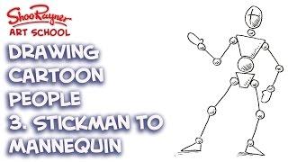 How to turn Stick Figure drawings Into Mannequins