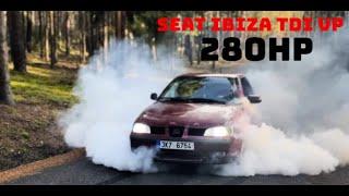 SEAT IBIZA TDI VP 280HP GTB2260VKLR @ BURNOUT DIESEL FWD DRAG RACINGTEST |VORY TDI