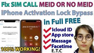How to Bypass iPhone Activation Lock Sim Call Fix in full Free and Everything Fix | 100% Working