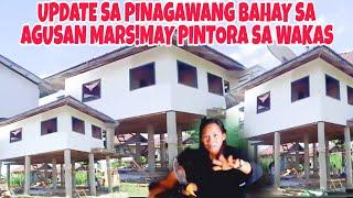 UPDATE SA PINAGAWANG BAHAY SA AGUSAN MARSH+SA WAKAS MAY PINTORA NA|#aileenkalev