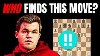 Outrageous Chess Combination By Magnus Carlsen