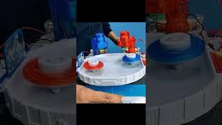 Quick Beyblade Action: Unbox, Test, and Thrill in Every Spin #peepholeviewtoys #beyblade #ytshorts