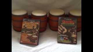 Lot of 2 GameCube or Wii Games Donkey Kong Jungle Beat Donkey Konga and DOL-021