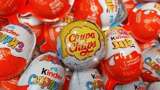 Yummy Chupa Chups Kinder Surprise -  A Lot Of Kinder Surprise Egg Toys