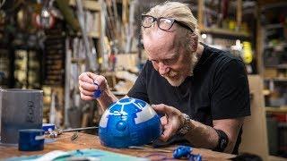 Adam Savage Paints an Astromech for Magic Wheelchair!