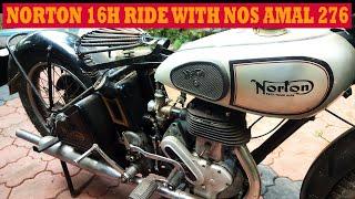 VINTAGE WORLD WAR 2 NORTON 16 H MOTORCYCLE FITTED WITH NOS AMAL 276 CARBURETTOR