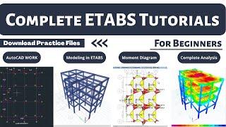 G+2 Complete Building Design in Etabs  | 1 Hours Tutorial | Modeling, Analysis with IS Codes etc.
