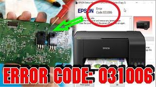 Error Code 031006 Epson L3110 Fixed