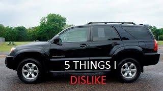 2007 Toyota 4Runner: 5 things I dislike