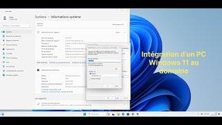 ️ Intégration d'un poste Windows 11 au domaine - Windows Server 2022