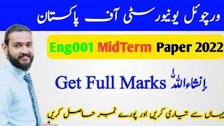 How to prepare eng001 For midterm exams 2022