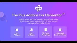 The Plus 5.3.5 - Addon for Elementor Page Builder WordPress Plugin