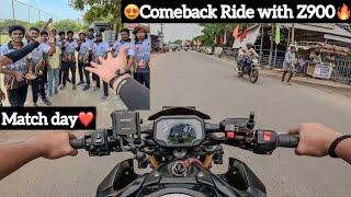 Comeback Ride With Z900️| Match day | Aj Squad | TTF