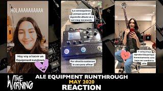 Musicians REACT to Ale: Equipment Runthrough (May 2020)