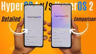 HyperOS 1 v/s HyperOS 2 DETAILED Side-by-Side COMPARISON: Which One is Better?  (Part 1)