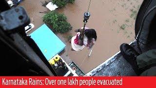 Karnataka Rains: Over one lakh people evacuated from flood-hit areas