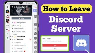 How to Leave a Discord Server on Mobile! (2022)