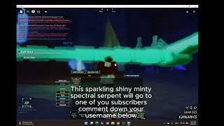 Free sparkling shiny minty spectral serpent giveaway!