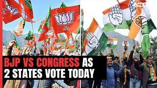 BJP vs Congress As Madhya Pradesh, Chhattisgarh Vote Today | Assembly Elections 2023