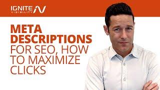 Meta Descriptions for SEO, How to Maximize Clicks by @johnelincoln