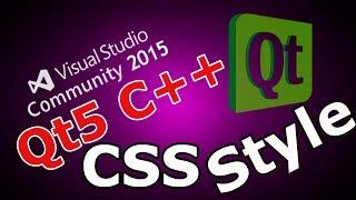 Qt5 C++ Adding CSS Styles #6