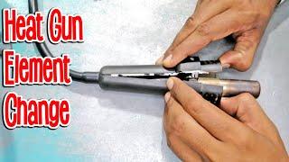 How to change Heat Gun SMD Rework Station heater element