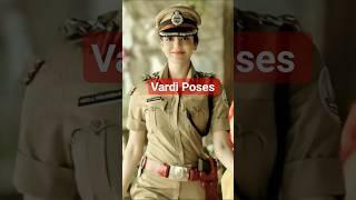 Outstanding police vardi Poses Ideas For girls  | Girls poses in police vardi | #shorts