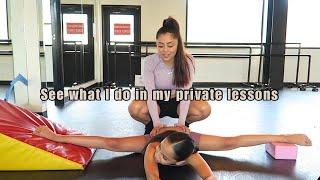 MY PRIVATE lesson BTS! | Jazmine Lucero