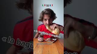 Italy vs France Food Face-Off  #shorts