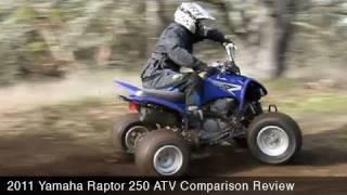 MotoUSA 2011 Yamaha Raptor 250 Comparison Review